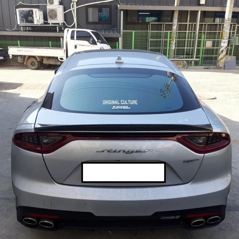 Kia Stinger tires - Kia Stinger Tire Replacement: LOXARNY 20-Inch Gloss Black Install photo 5
