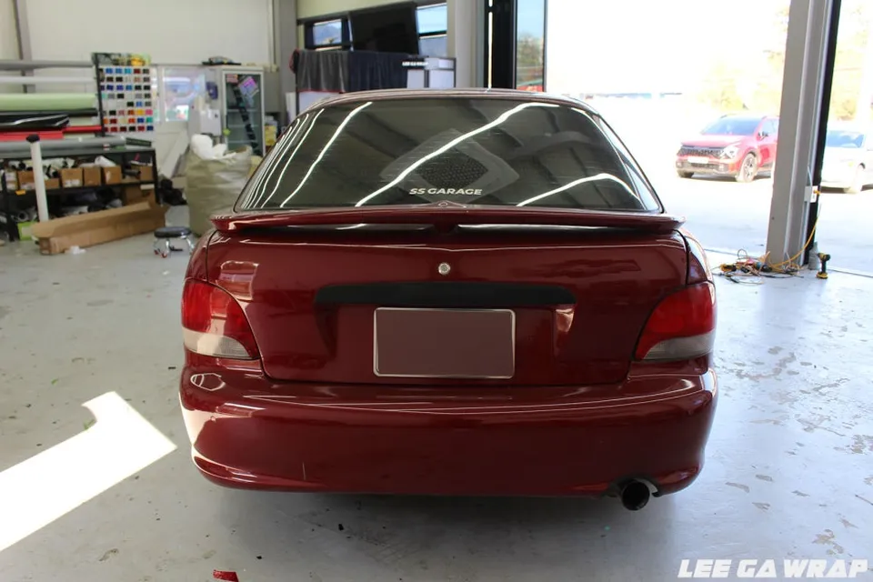 Hyundai Accent vinyl wrap - Hyundai Accent Vinyl Wrap Review: High-Gloss Concrete Color photo 4