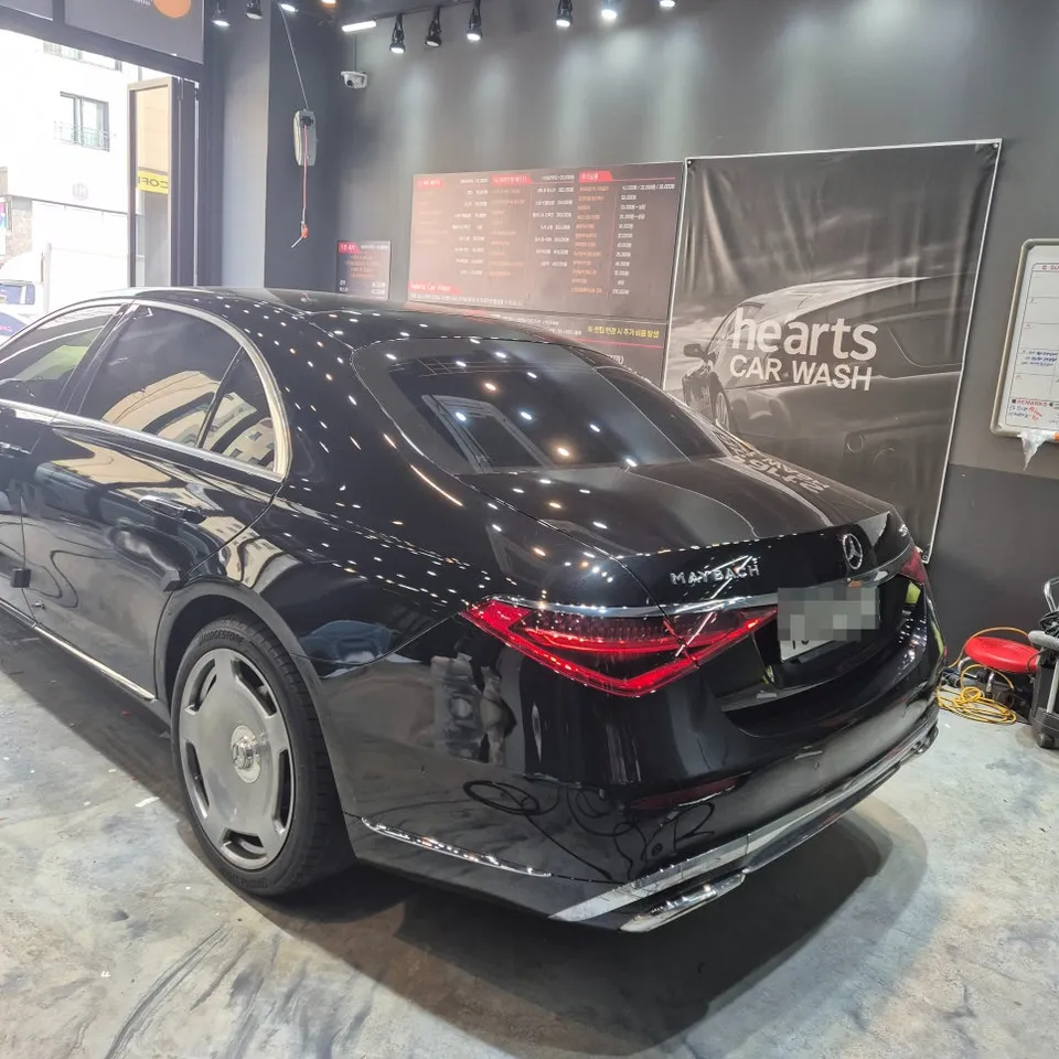 Mercedes-Benz S-Class W223のガラスコーティング事例 施工写真 5