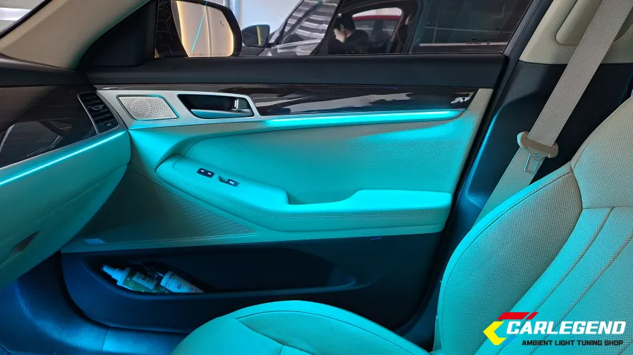 Genesis G80 DH ambient lighting - Genesis G80 Ambient Lighting Review - Enhanced Mood Lighting photo 3