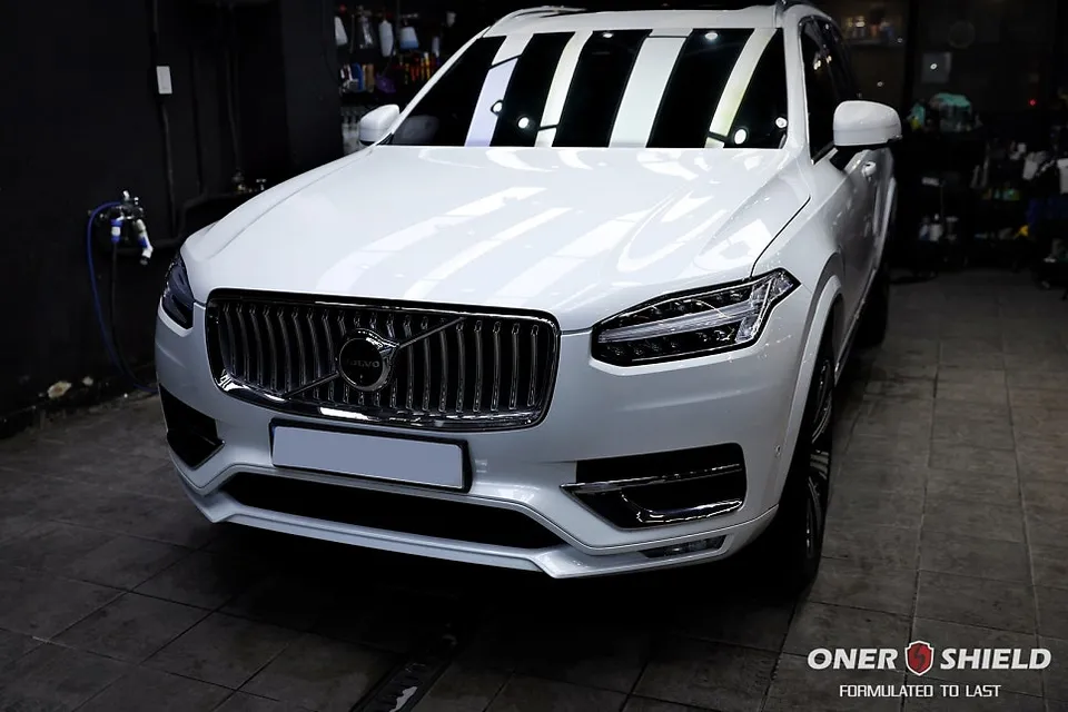 Volvo XC90のガラスコーティング事例|韓国での施工例 施工写真 1-1