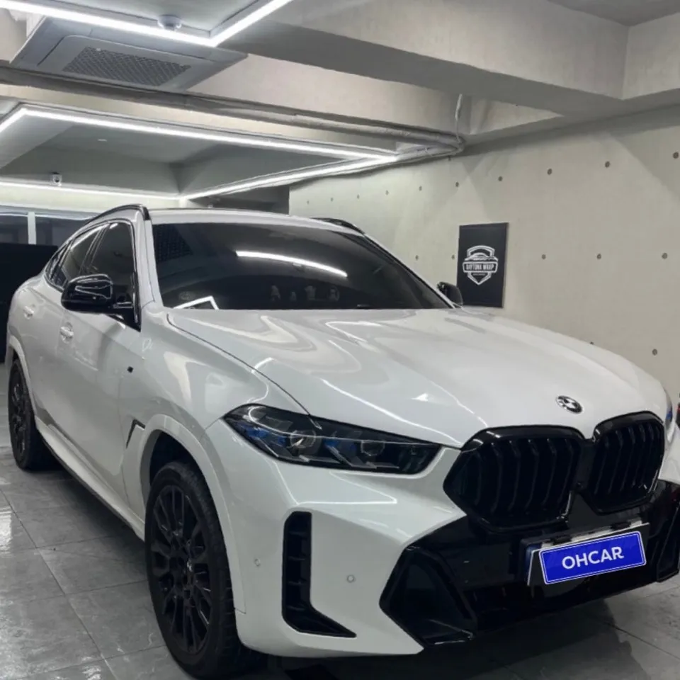 BMW X6 vinyl wrap - BMW X6 Full Vinyl Wrap: AMG Gray Color Change Review photo 4