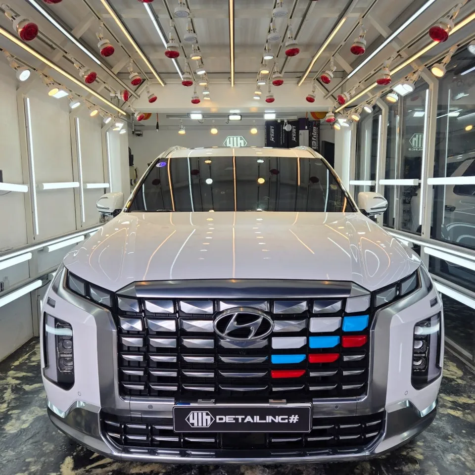 Hyundai Palisadeのガラスコーティング事例｜費用目安・仕上がり 写真