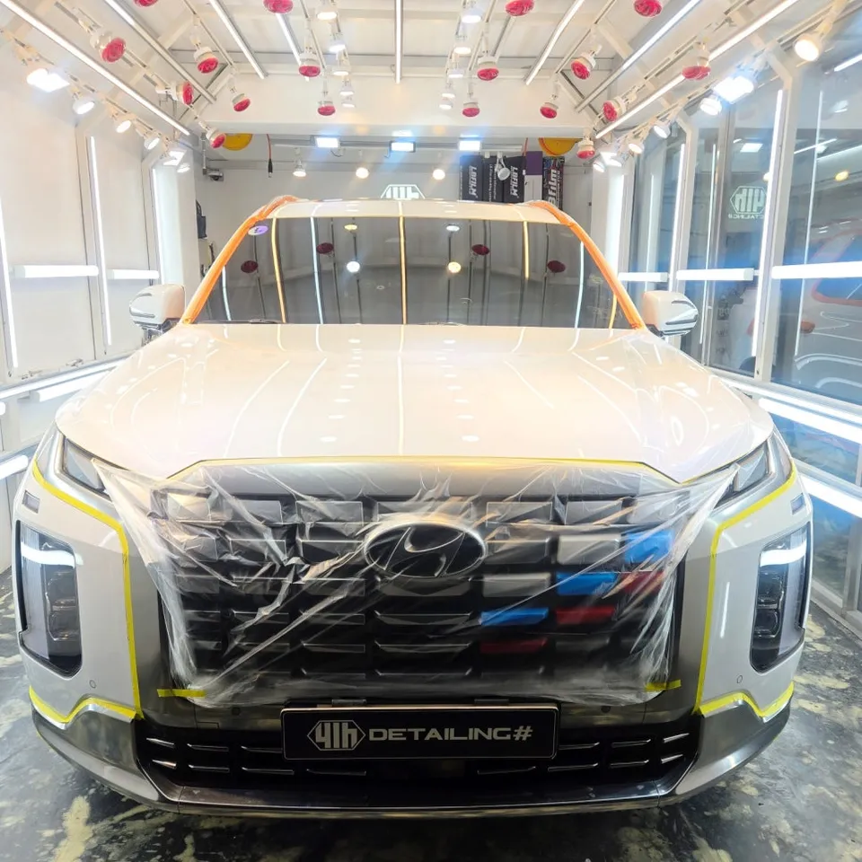 Hyundai Palisadeのガラスコーティング事例|費用目安・仕上がり 施工写真 1-1