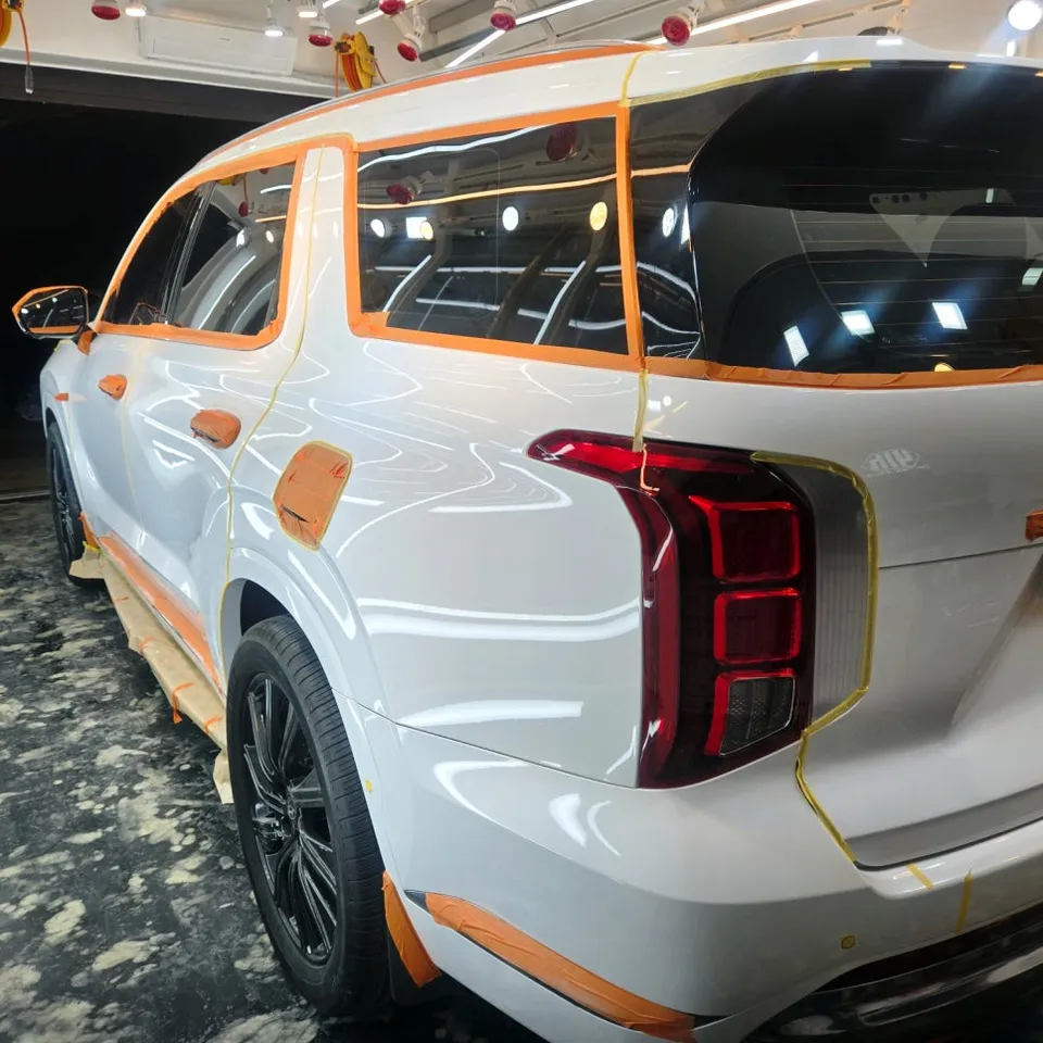 Hyundai Palisadeのガラスコーティング事例|費用目安・仕上がり 施工写真 3-1