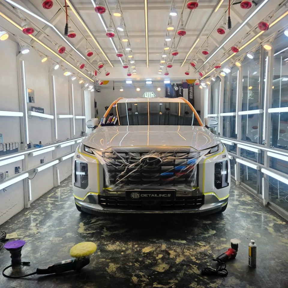 Hyundai Palisadeのガラスコーティング事例|費用目安・仕上がり 施工写真 3-2