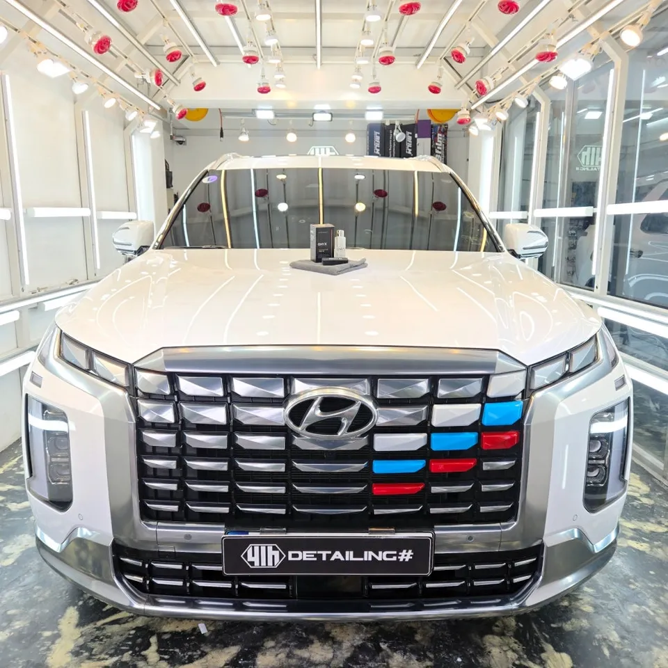 Hyundai Palisadeのガラスコーティング事例|費用目安・仕上がり 施工写真 2-3