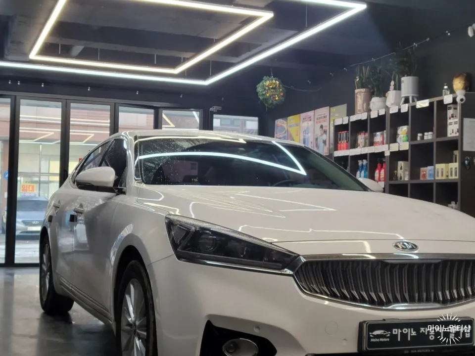 Kia K7 dash cam installation result