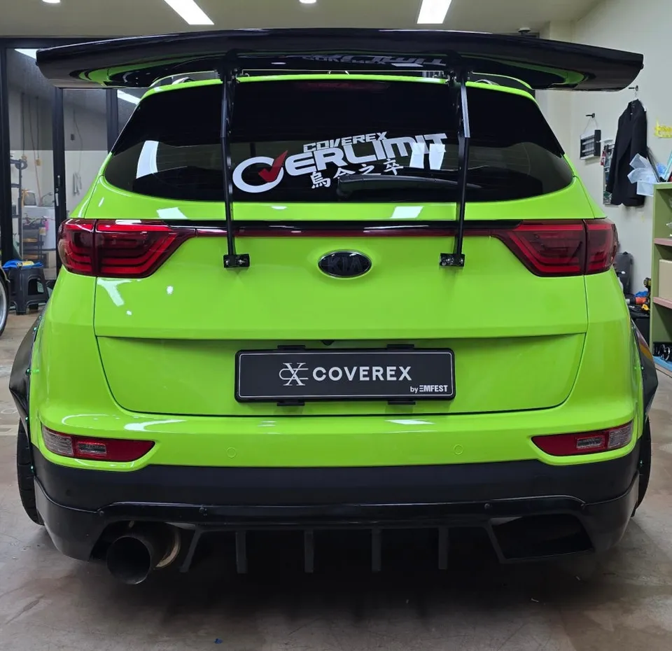 Kia Sportage vinyl wrap - Kia Sportage Vinyl Wrap Review: Apple Green Transformation photo 6