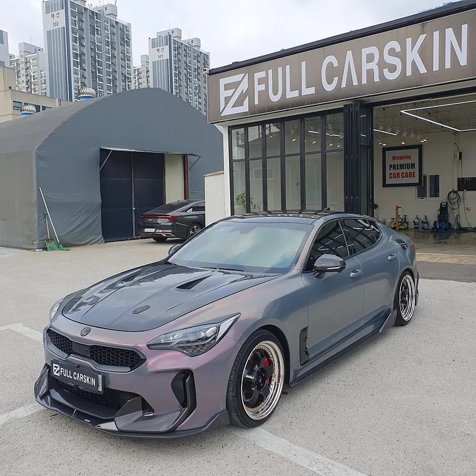 Kia Stinger PPF施工事例｜費用目安と仕上がり 施工写真 2-3