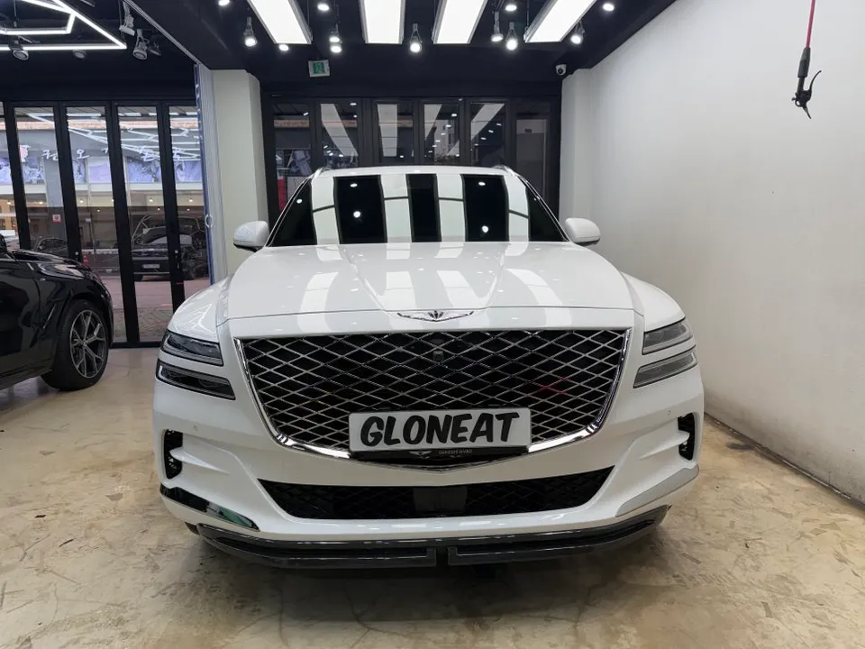 Genesis GV80 PPF施工事例|保険適用での再施工 施工写真 2-1