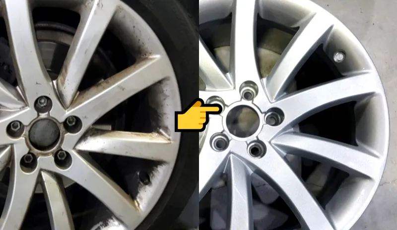 Kia K5 Wheel Repair & Refinishing Review — Glossy Black photo 1