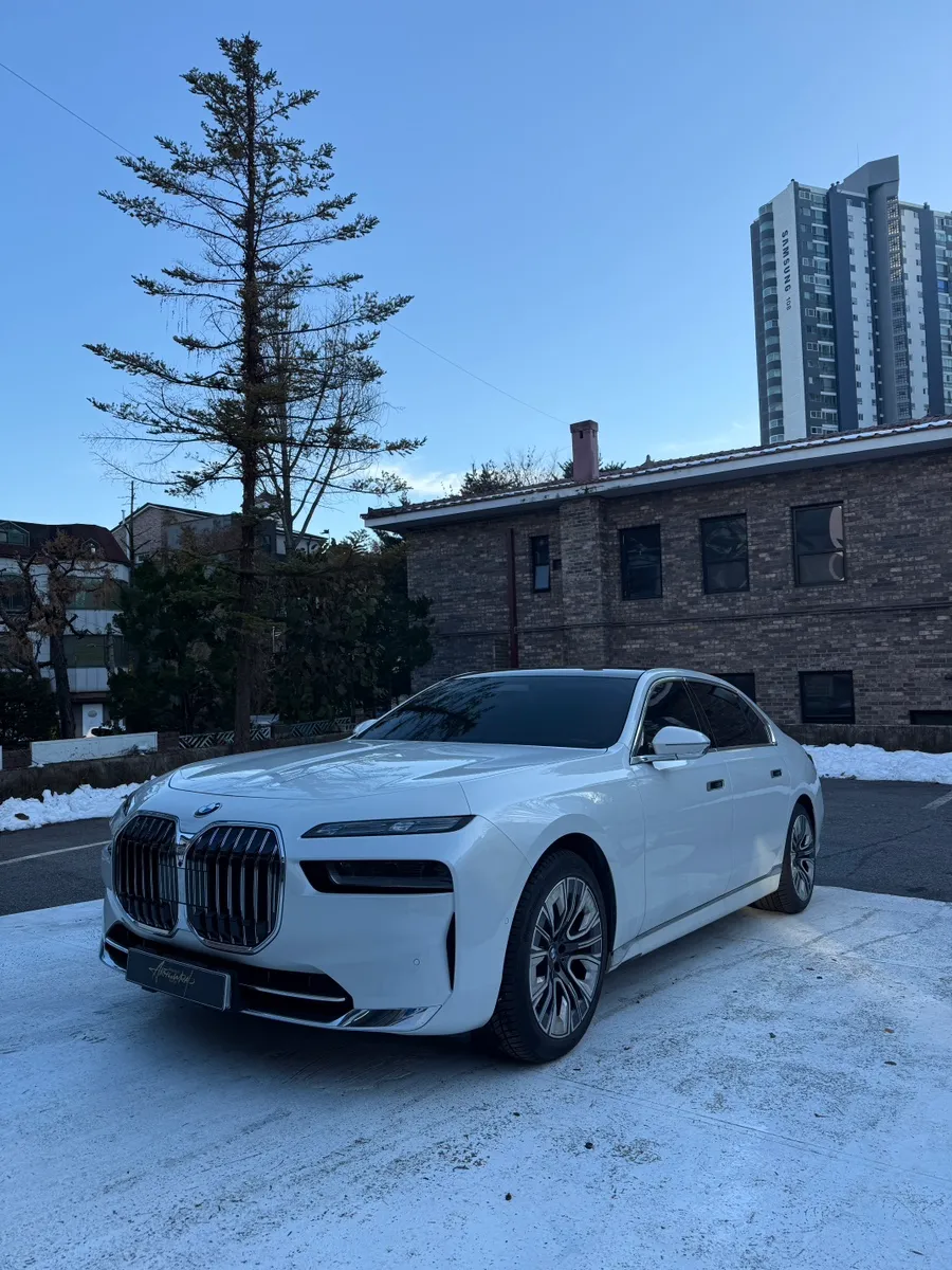 BMW 7 Series vinyl wrap installation result