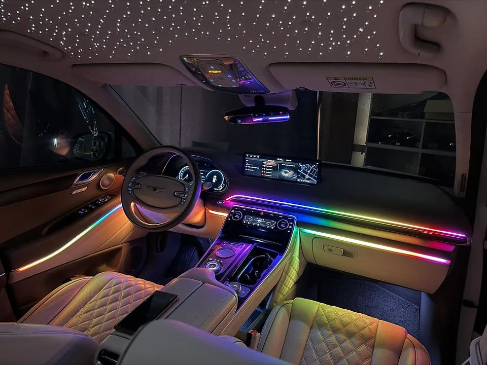 Genesis GV80 ambient lighting - Genesis GV80 Ambient Lighting Review: Cost & Results photo 3