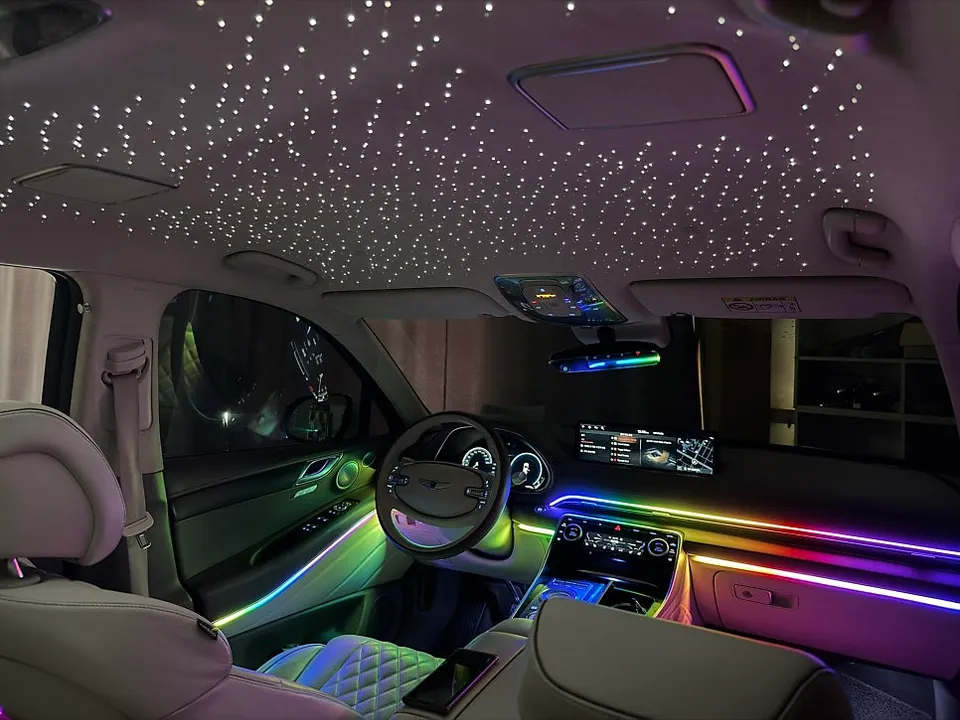 Genesis GV80 ambient lighting - Genesis GV80 Ambient Lighting Review: Cost & Results photo 4