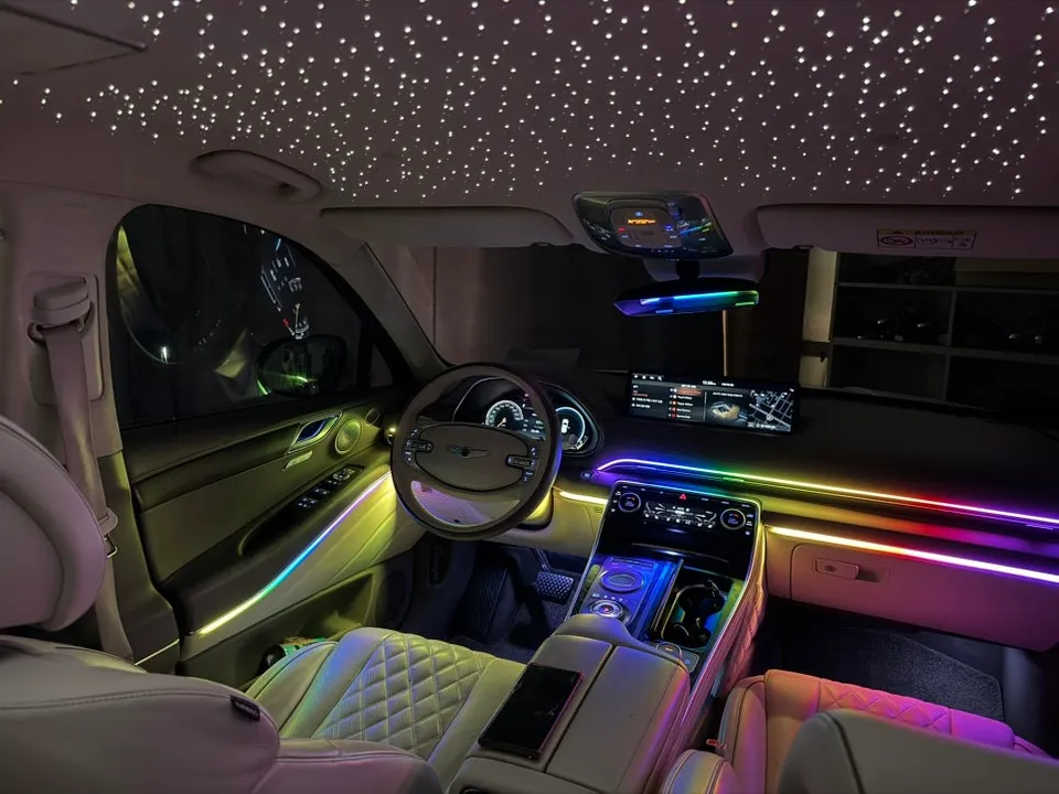 Genesis GV80 ambient lighting - Genesis GV80 Ambient Lighting Review: Cost & Results photo 5
