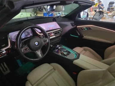 BMW Z4 ambient lighting - BMW Z4 Ambient Lighting Install — Interior LED Upgrade photo 6