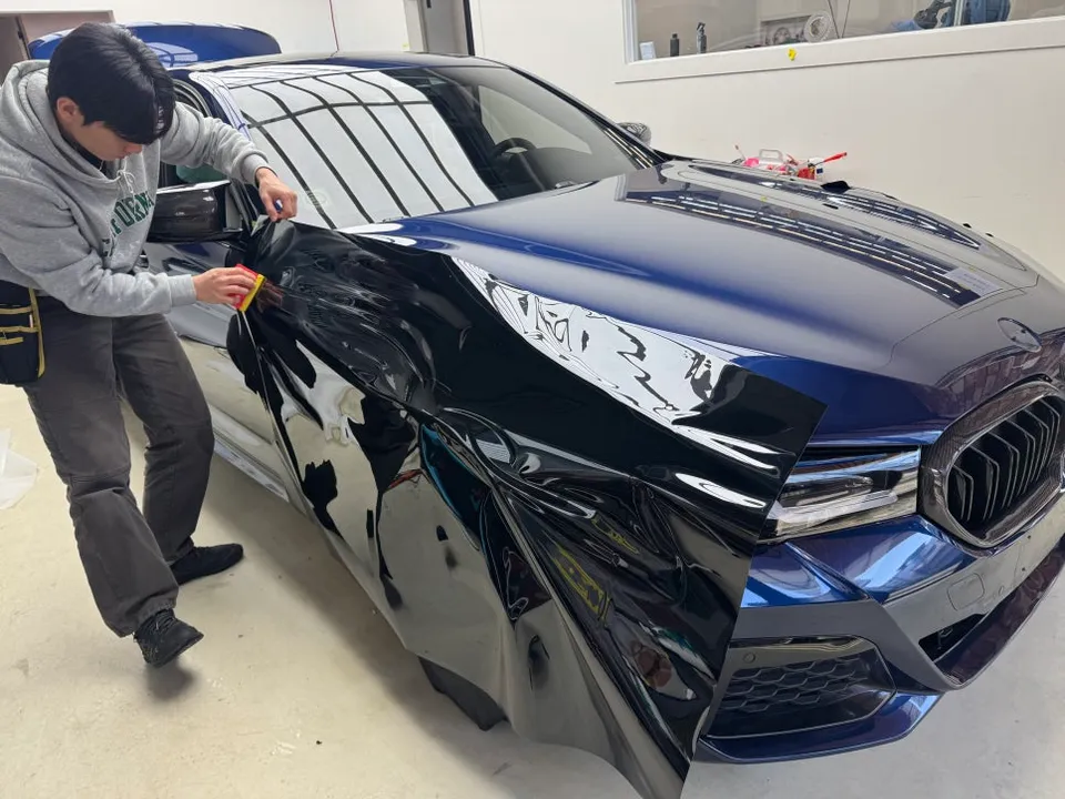 BMW 5 SeriesのPPF施工事例|韓国での実例 施工写真 2-2