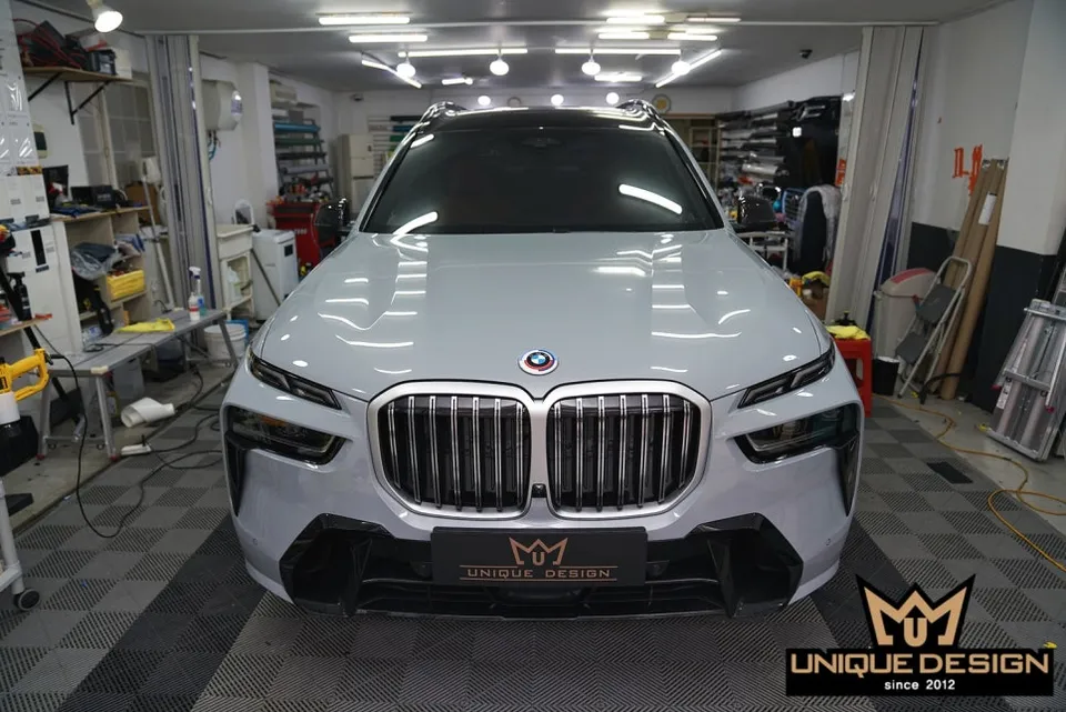 BMW X7 PPF施工事例｜クロームパーツのブラックアウト化 施工写真 1-3