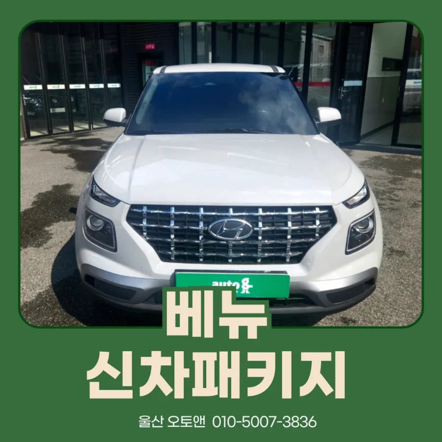 Hyundai Venue new car package installation result