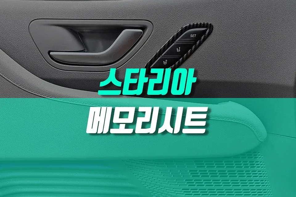 Hyundai Staria oem options installation result