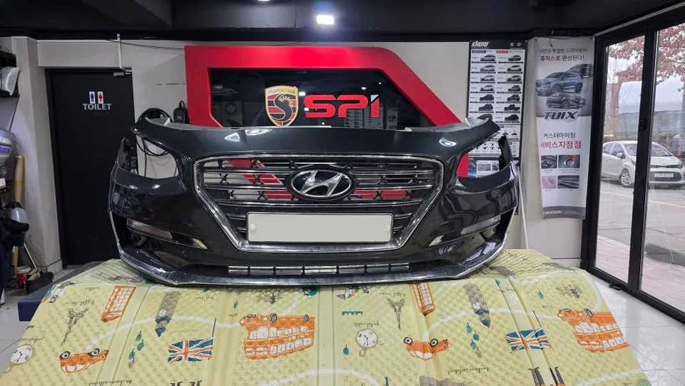 Hyundai Grandeur IG body kit - Hyundai Grandeur IG Body Kit Installation Review photo 5