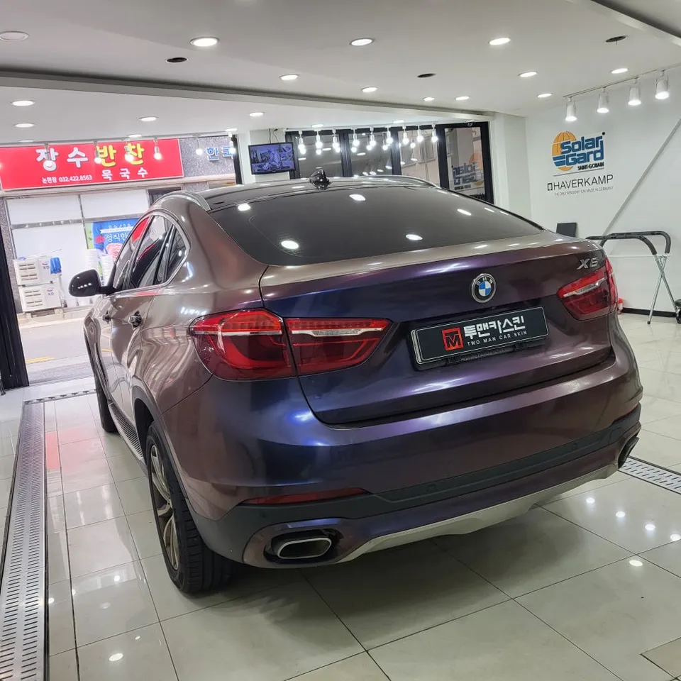 BMW X6のカーラッピング事例|費用目安・仕上がり 施工写真 2-2