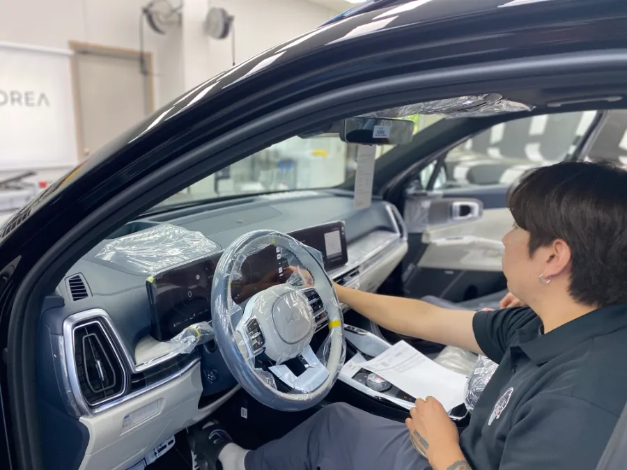 Kia Sorento 4th Gen PPF施工事例|費用目安と仕上がり 施工写真 2-3