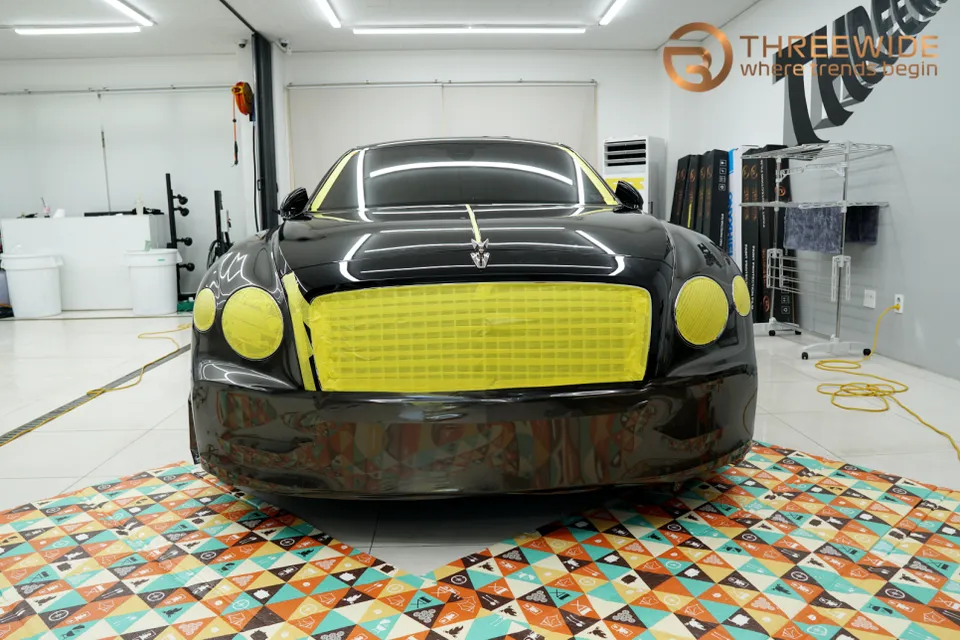 Bentley Flying Spur vinyl wrap - Bentley Flying Spur Vinyl Wrap Review: Two-Tone Cost & Results photo 4