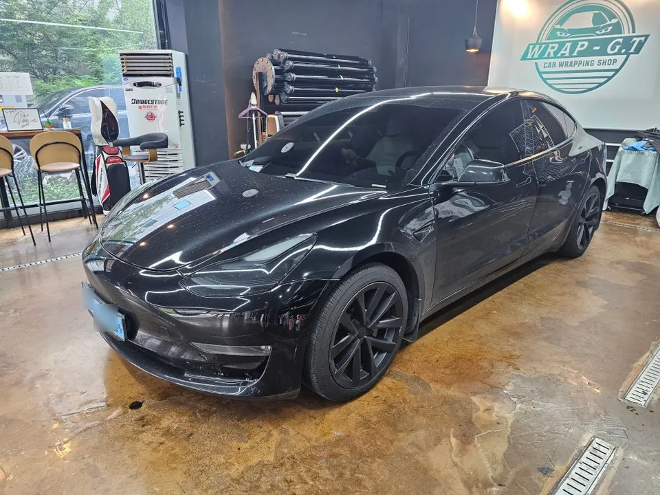 Tesla TeslaのPPF施工事例｜事故後の保険修理 施工写真 3-1