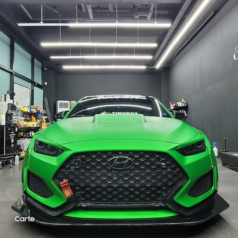 Hyundai Veloster Nのカーラッピング事例|費用目安・仕上がり 施工写真 3-3