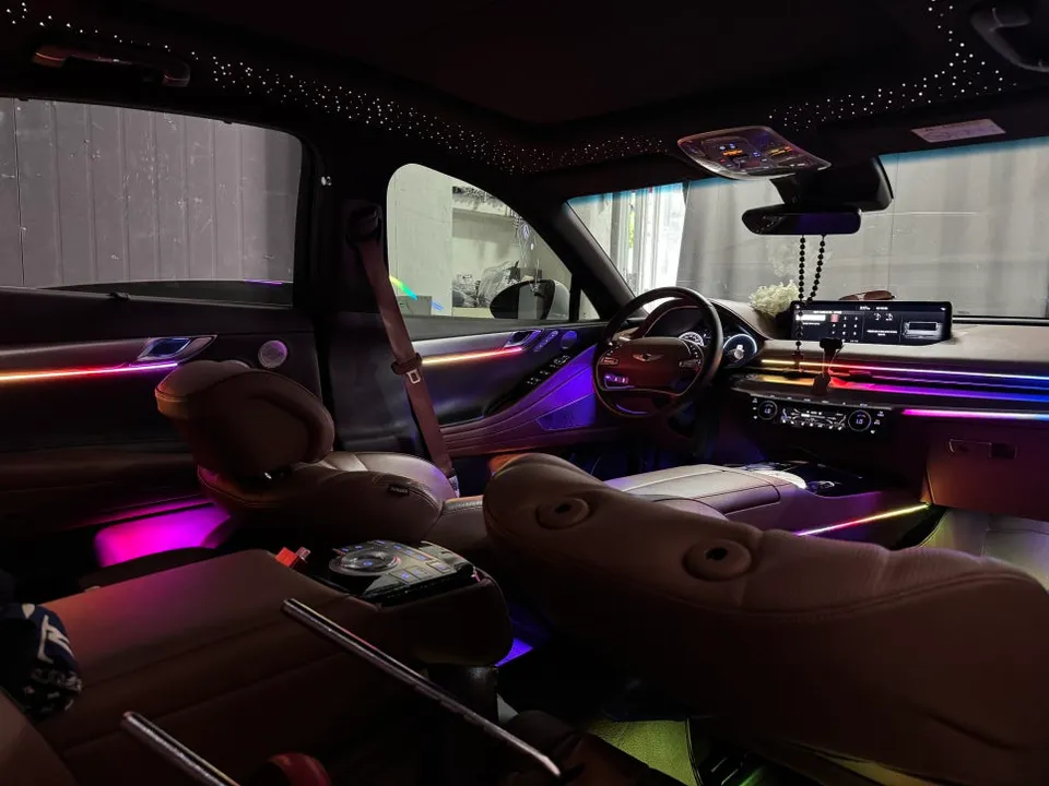 Genesis G80 ambient lighting - Genesis G80 Ambient Lighting Review — Cost & Results photo 3