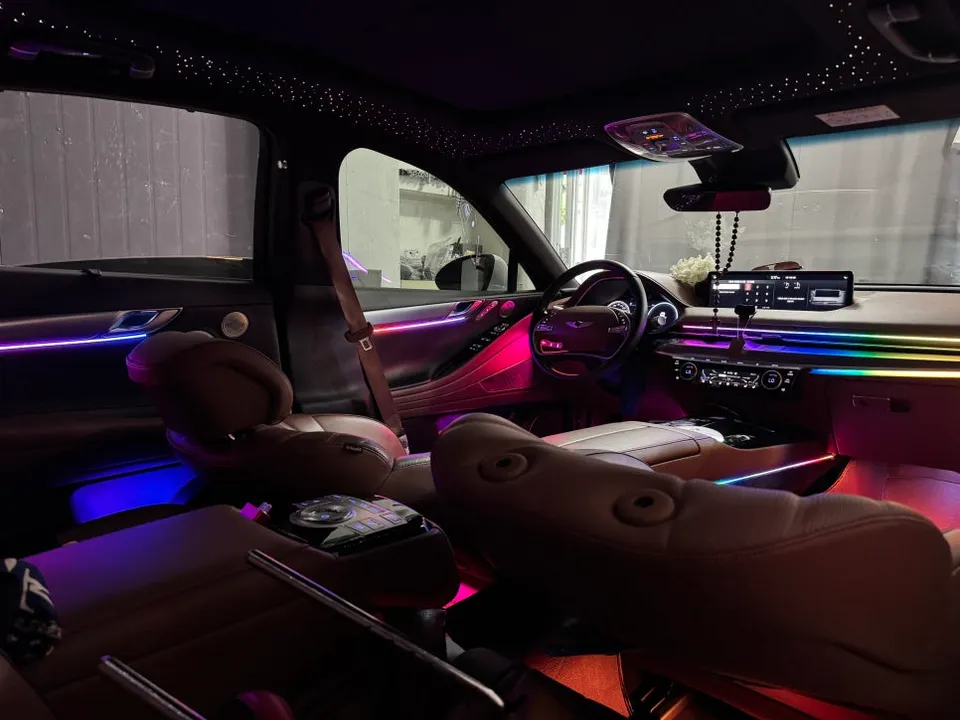 Genesis G80 ambient lighting - Genesis G80 Ambient Lighting Review — Cost & Results photo 4