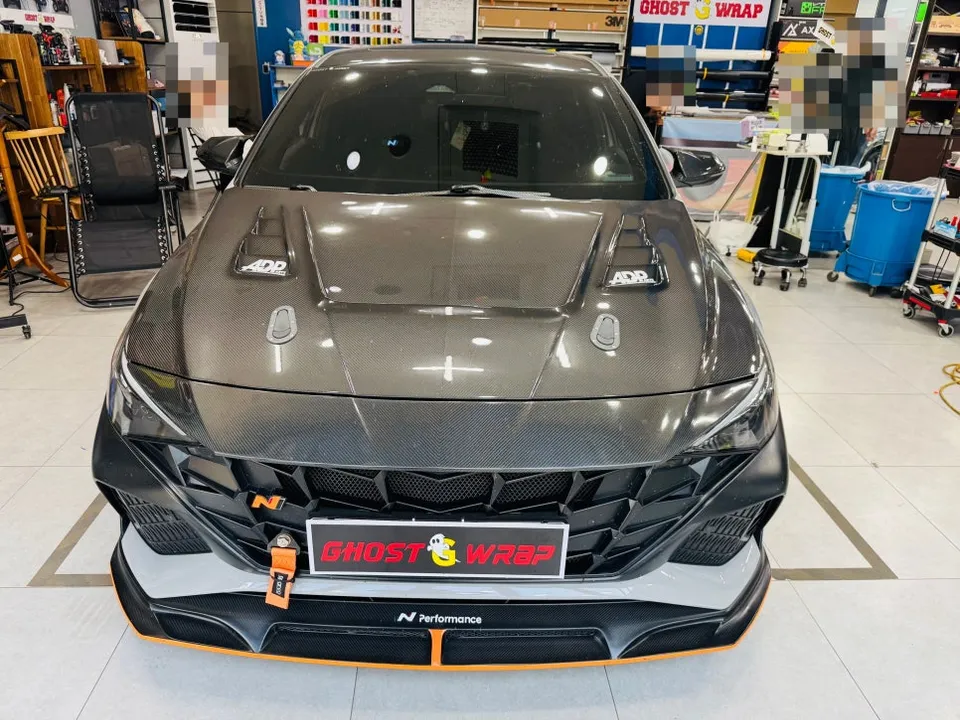Hyundai Elantra N PPF施工事例|費用目安と仕上がり 施工写真 1-1