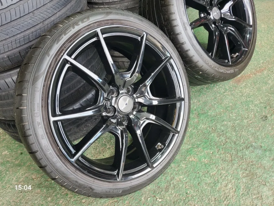 Genesis G70 wheel repair installation result