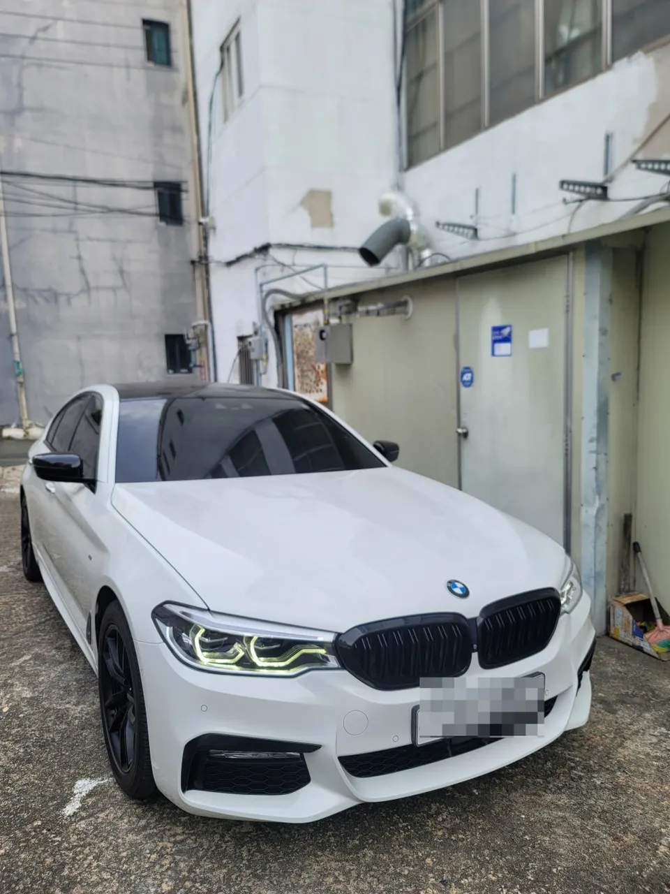BMW 5 Series android head unit installation result