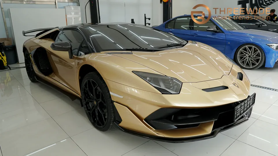 Lamborghini Aventador PPF施工事例|費用目安と仕上がり 施工写真 1-2