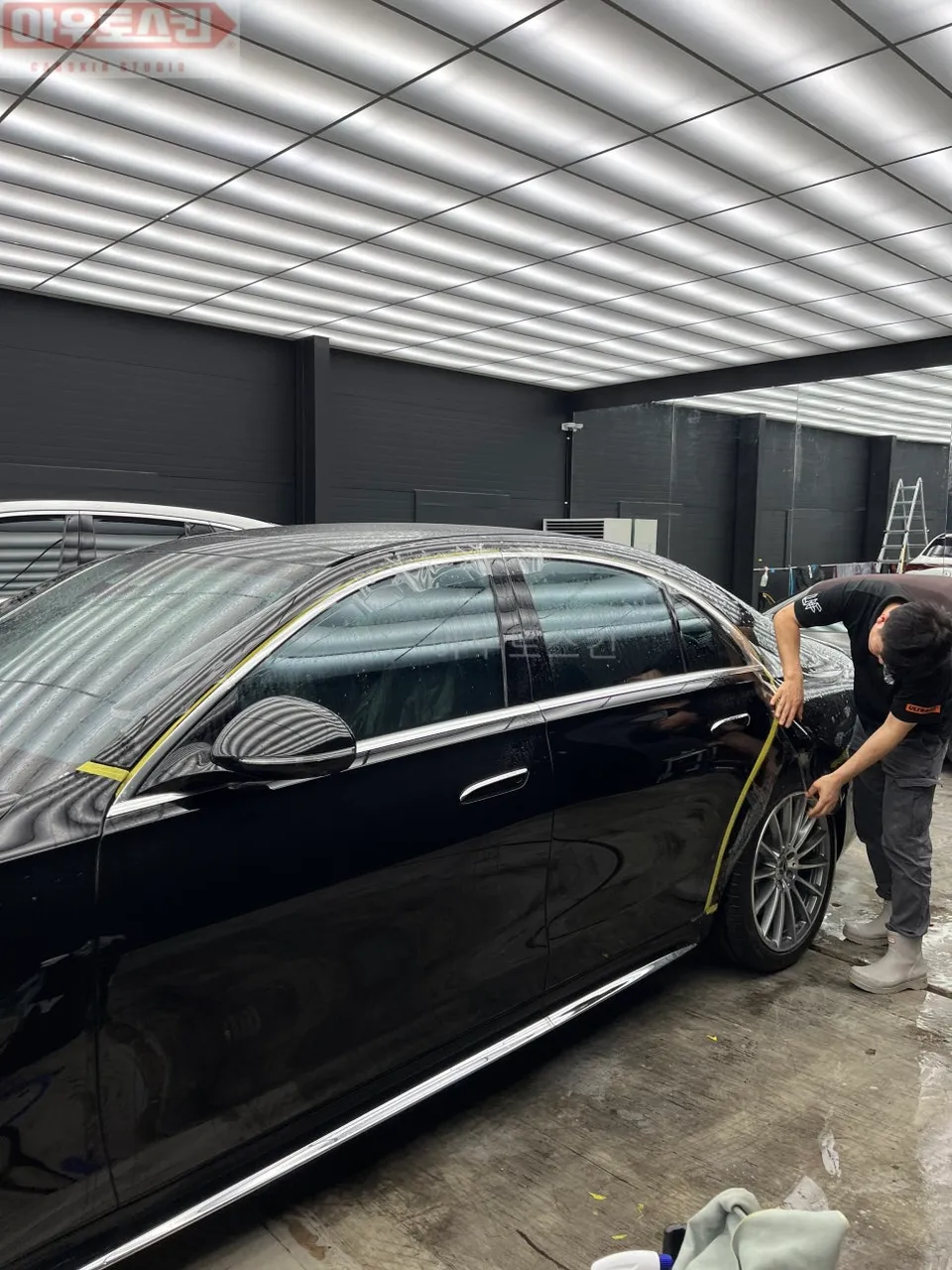 メルセデス・ベンツ Sクラス W223 PPF施工事例 施工写真 2-2