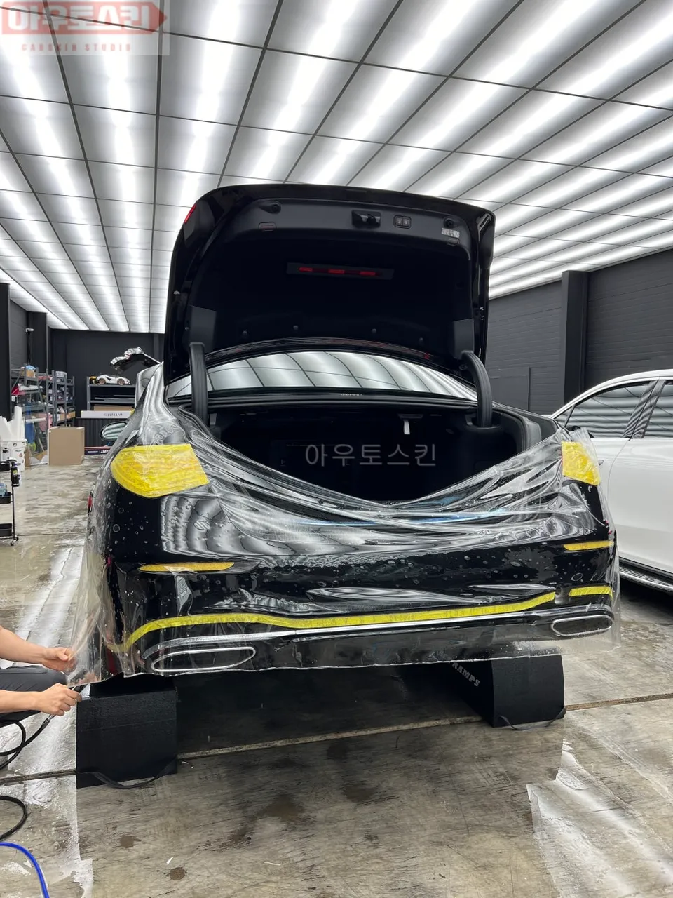 メルセデス・ベンツ Sクラス W223 PPF施工事例 施工写真 1-3