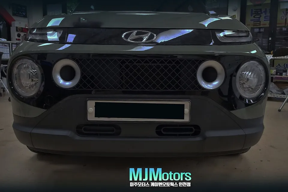 Hyundai Casper body kit - Hyundai Casper Body Kit Review: Enhanced Turbo Grille & Skid Plat photo 3