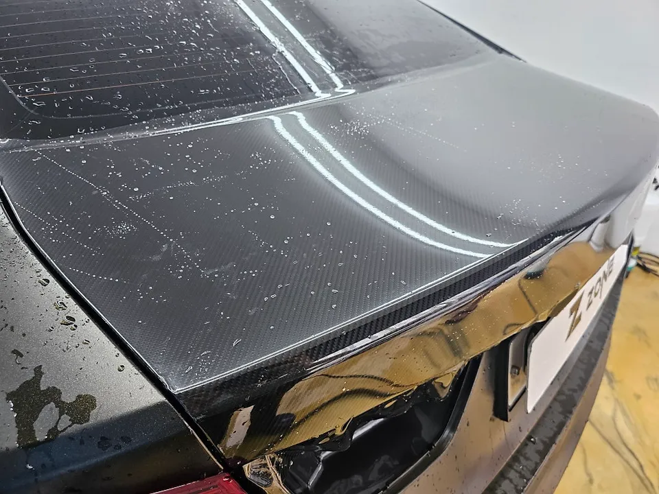 Kia K5のPPF施工事例|カメレオンフィルムの仕上がり 施工写真 4-2