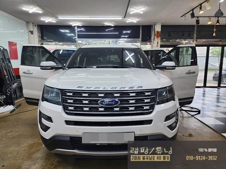Ford ExplorerのライトPPF施工事例｜費用目安と仕上がり 施工写真 3-1