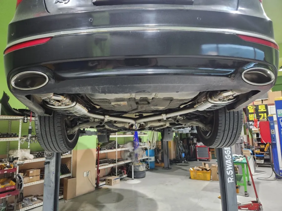 Kia K7 exhaust upgrade review