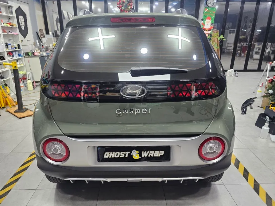 Hyundai Casperのカーラッピング事例｜費用目安・仕上がり 施工写真 1-2
