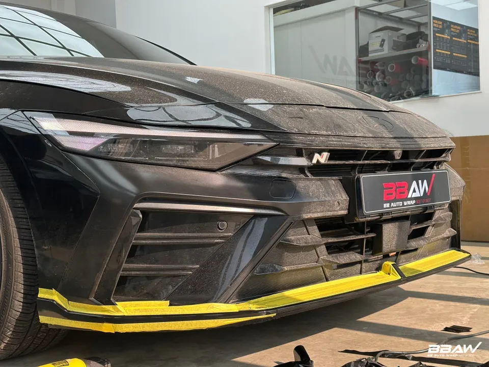 Hyundai Elantra Nのカーラッピング事例｜費用目安・仕上がり 施工写真 3-2