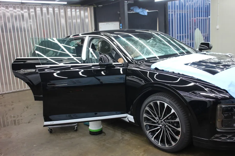 Hyundai Grandeur IG window tinting - Hyundai Grandeur IG Window Tinting Review: Heat Rejection photo 3