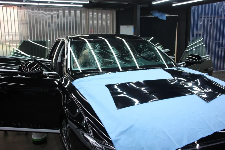 Hyundai Grandeur IG window tinting - Hyundai Grandeur IG Window Tinting Review: Heat Rejection photo 4