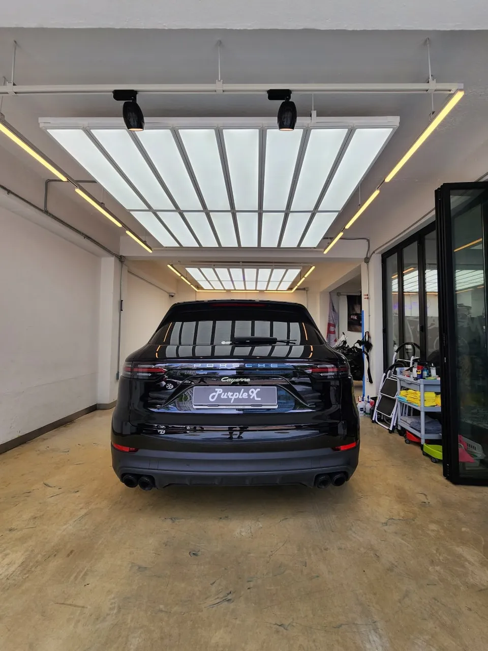 Porsche Cayenne PPF施工事例|韓国での実例と費用目安 施工写真 3-2