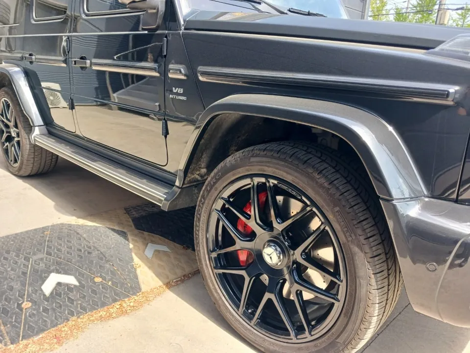 Mercedes-Benz G63 AMGのホイールリペア・塗装事例 施工写真 2-2
