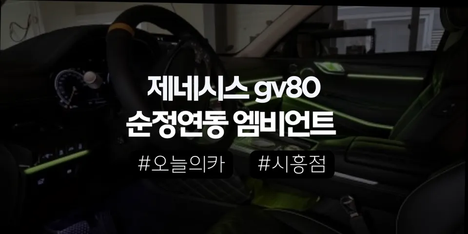 Genesis GV80 Ambient Lighting Install — Luxury Interior Upgrade photo 1